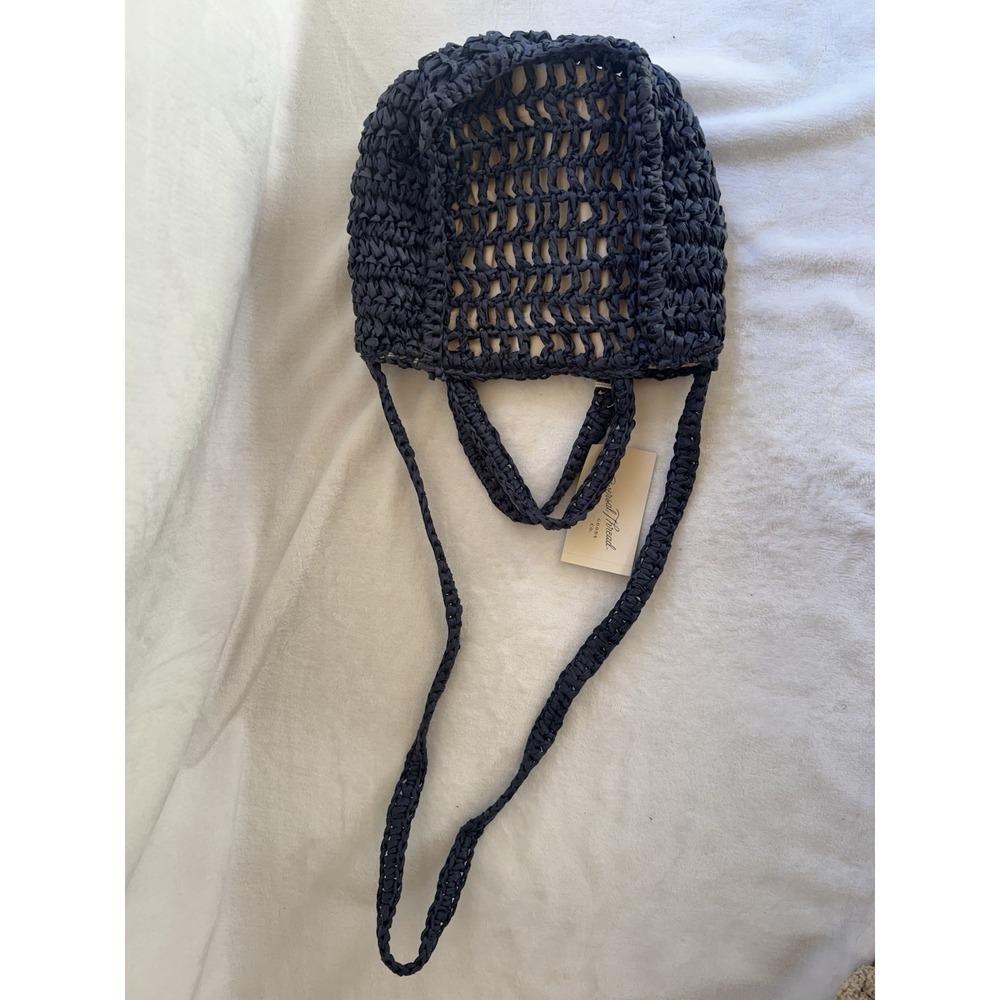 Universal Thread Navy Blue "Ciao" Crocket Tote/Handbag/Purse Handles & Crossbody - Picture 5 of 8